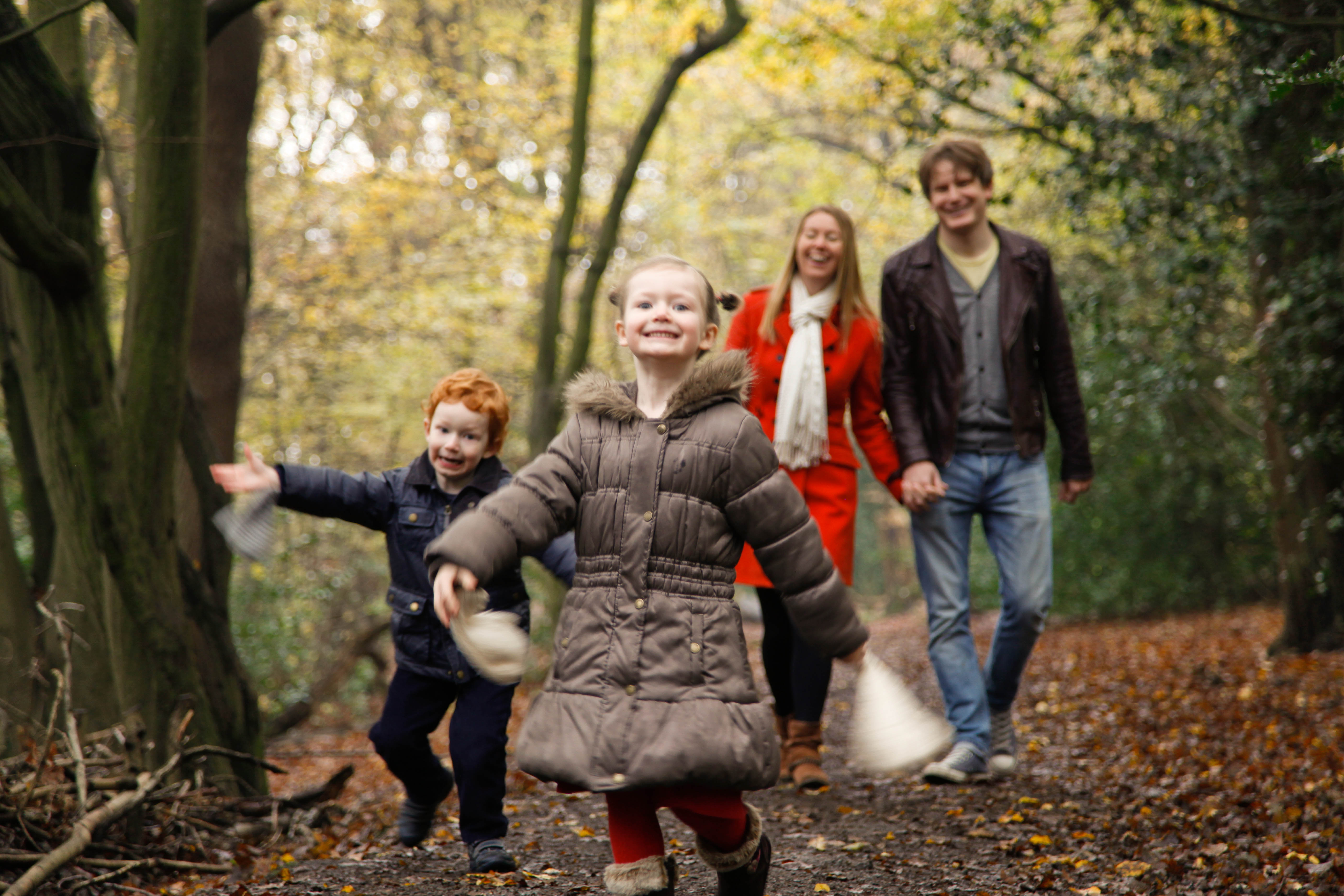 Family Day in the Woods Photography