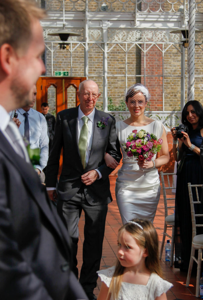 Walking down the aisle