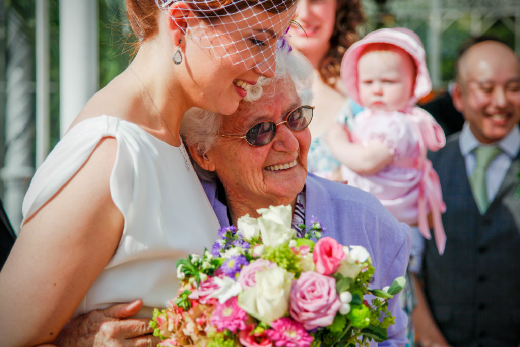 Bride and Gran at Horniman