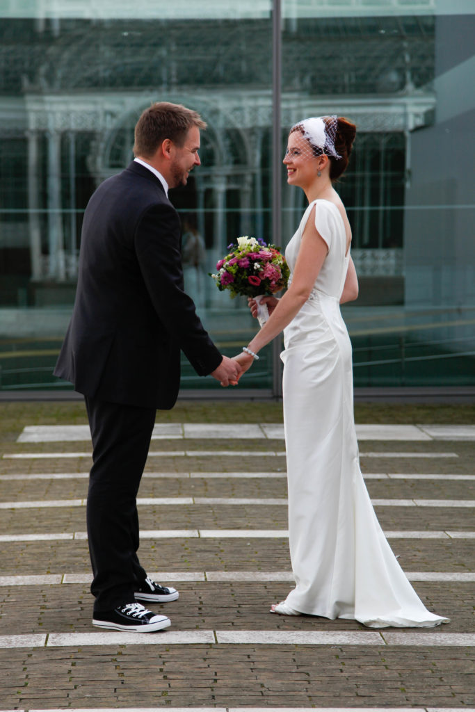 Bride and Groom at the horniman Museum